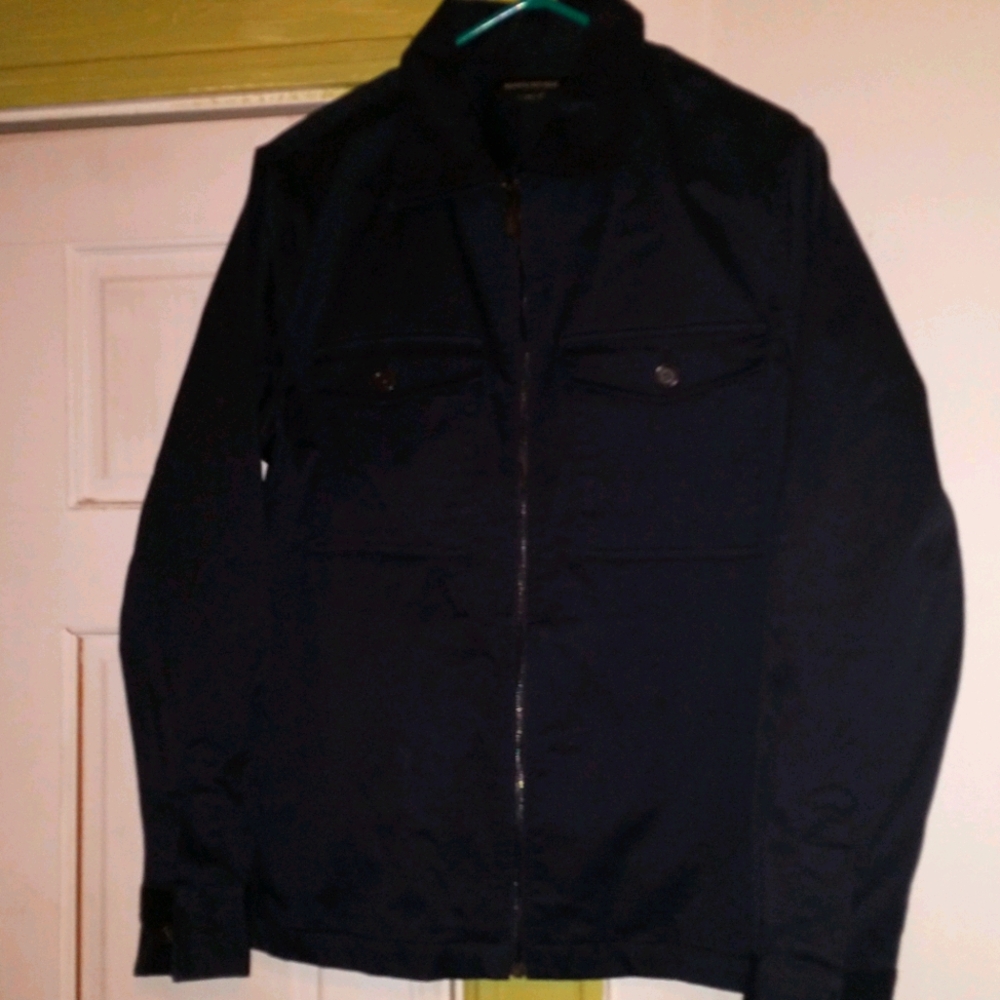 Light weight dark blue jacket.